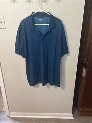 Redhead Mens Size 2XL Teal Polo Shirt Short Sleeve Golf Hiking Outdoors