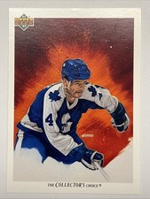 1991-92 91/92 Upper Deck #96 Team Checklist Toronto Maple Leafs Dave Ellett