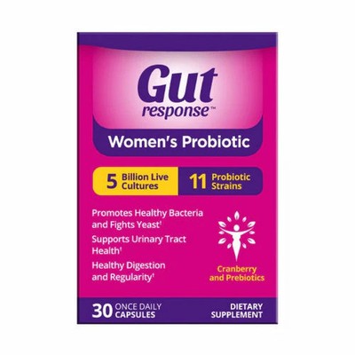 Gut Response, Women's Probiotic, 30 Capsule