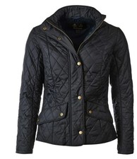 Image of Brand New with Tag Barbour Flyweight Cavalry Quilted Jacket Size 10 Black £149
