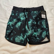 NWT Boys Art Class size 4 teal/black swim trunks