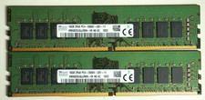 Lot of 2 SK Hynix 16GB 2Rx8 PC4-2666V-UB1-11 Desktop RAM DDR4 Memory