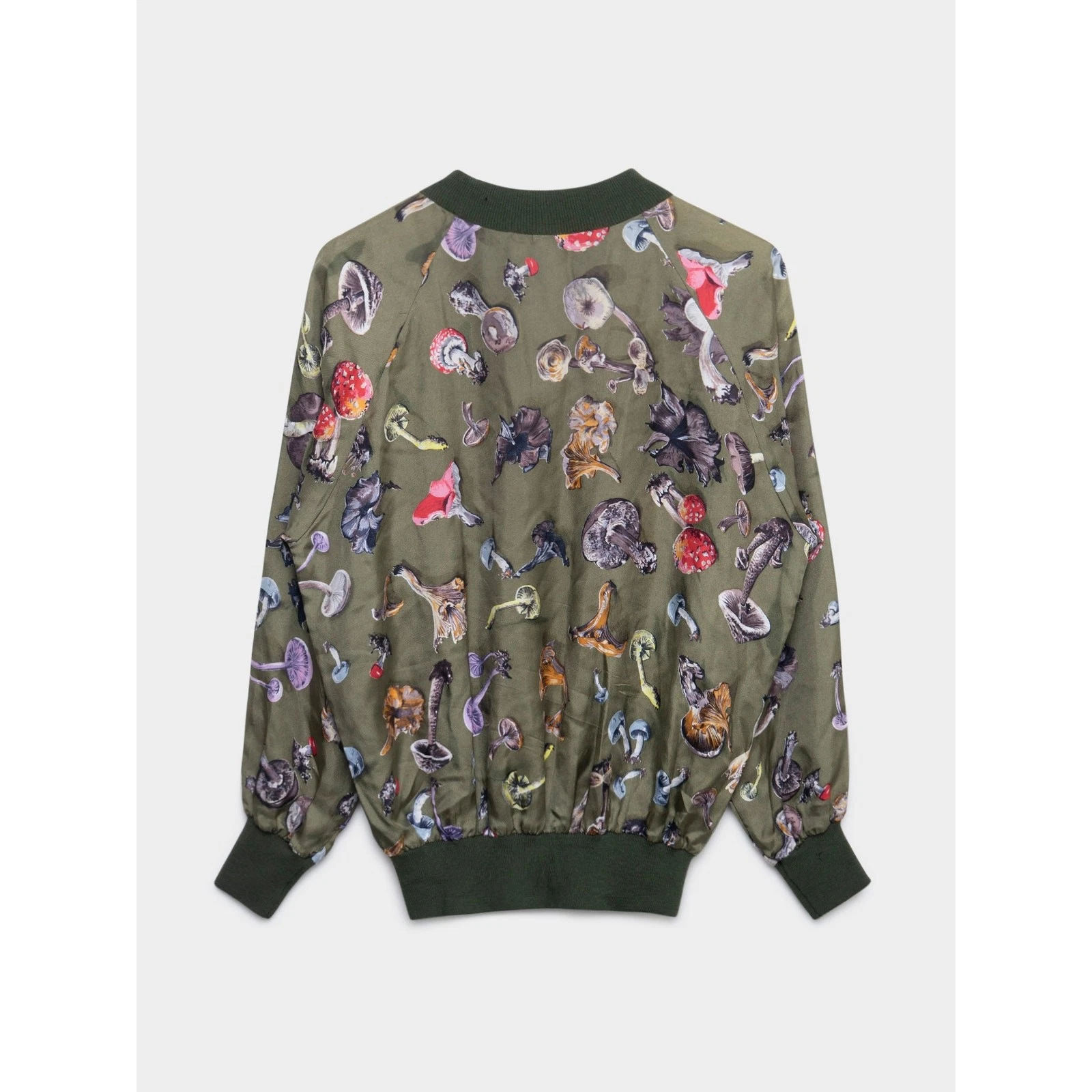 HERMÈS Maglione girocollo funghi seta