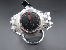 Vintage Genuine Beautiful Gucci 5500 XL Black Dial Swiss Made Large Case Watch