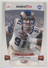 2008 Donruss Madden 09 Draft Day Promotion Chris Long #2 6u7