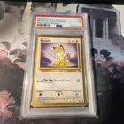 1999 Pokemon Jungle Meowth - Gold Border Fruit Roll Promo 56/64 PSA 1 Poor