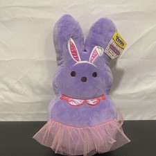 Peeps Peep Easter 12" Dressup Purple Bunny Plush Tutu Ballet/Dance