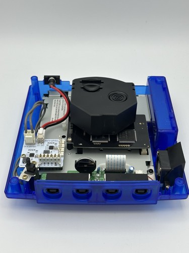 Sega Dreamcast Gdemu W/ Dreampsu, New CMOS, 128gb SD Card, LED Mod Bundle Set - Picture 8 of 11