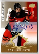 2021-22 Upper Deck Team Canada Juniors Patch Auto WWC Renata Fast Auto Patch