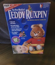 Vintage Teddy Ruxpin Animated Talking Toy Airship Book  Tape 1998 B156