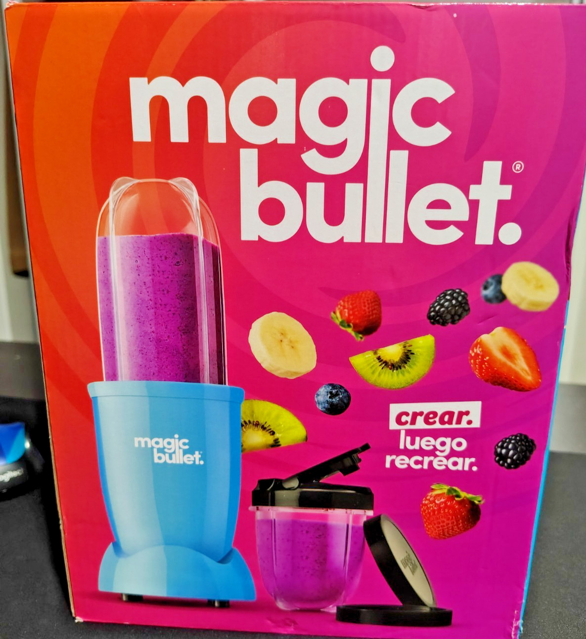 MAGIC BULLET -BLUE-NEW IN BOX 7 PICE SET