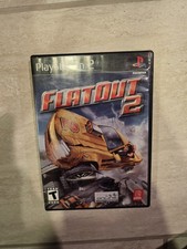 FlatOut 2 Sony PlayStation 2 2006 Complete CIB Tested Black Label