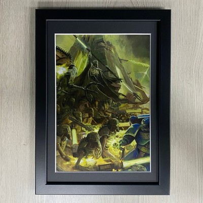 Necrons Gerahmt Kunst Lord Canoptek Crypt Spinne Monolith Warhammer 40K 40,000