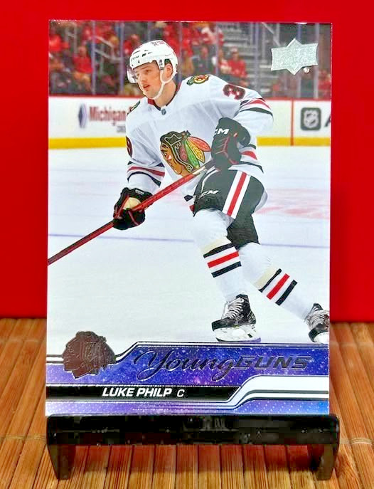 2023-24 Upper Deck Young Guns..... Luke Philp Rookie Chicago Blackhawks #467