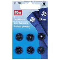 Prym Metall DruckknöPfe Zum AnnäHen 13Mm Schwarz