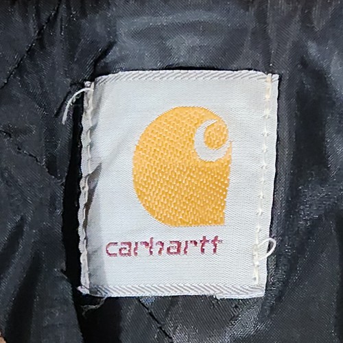 Vintage Carhartt Jacket Mens Size Medium Beige Canvas Workwear Distressed READ - Picture 2 of 24