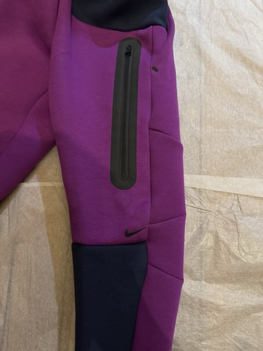 Nike Sportswear Tech Fleece Kids Jogger Hoodie 2-PC Purple Navy Sz XS NWT $195 - Picture 5 of 12