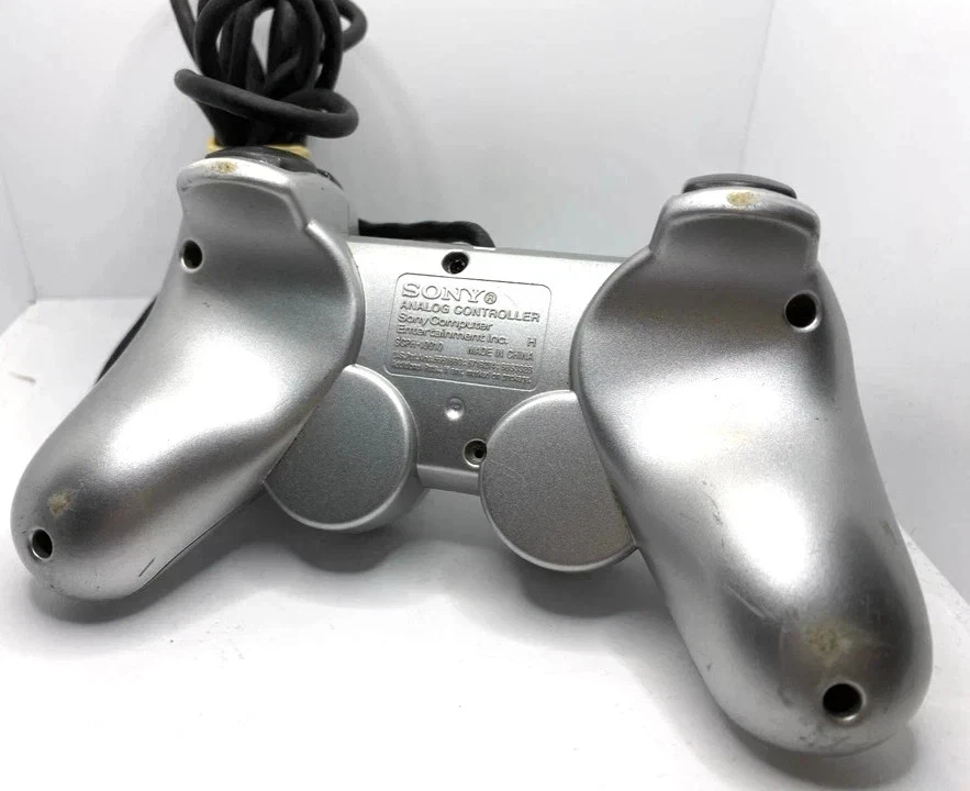 Manette Ps2 Satin Silver Argenté Officielle Sony Controller Argent Playstation 2 - Photo 3/4