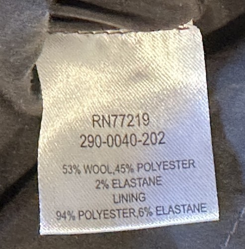 American Airlines Flight Attendant Wollmischung Langarm Kleid Größe 0 Petite - Bild 6 von 8