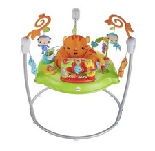 Fisher-Price Baby Bouncer Tiger Time Jumperoo Activity Center with Lights Music