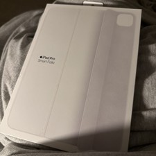 Apple - Smart Folio for iPad Pro 11-inch M4 and M5 - White  MW973ZM/A