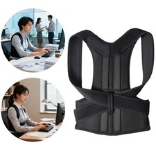 Adjustable Posture Corrector Low Back Support Shoulder Brace Belt for Men Women