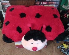 Pillow Pets Pee Wee Ladybug 11 Red Black MS Lady Bug Soft Stuffed Plush