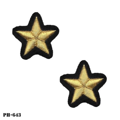Officer Fleet Sleeve Stars PAIR US Navy USN ~ Gold Bullion ~ New ~ Vanguard