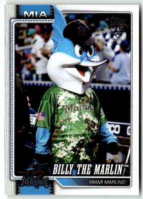 Topps Series One MLB 2026 No. M-30 Billy the Marlin Mascot