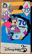 Disneyland 70th Anniversary Minnie Mouse pin