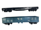 #5 - LIONEL HO FREIGHT CARS, Michigan Central gondola & Penn Flatcar — photo 4