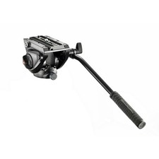 Manfrotto MVH500AH, Lightweight Fluid Video Head with Flat Base, Sliding Plate f