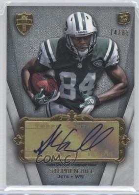 2012 Topps Supreme Rookie 74/85 Stephen Hill #SRA-SH Auto RC 0b5
