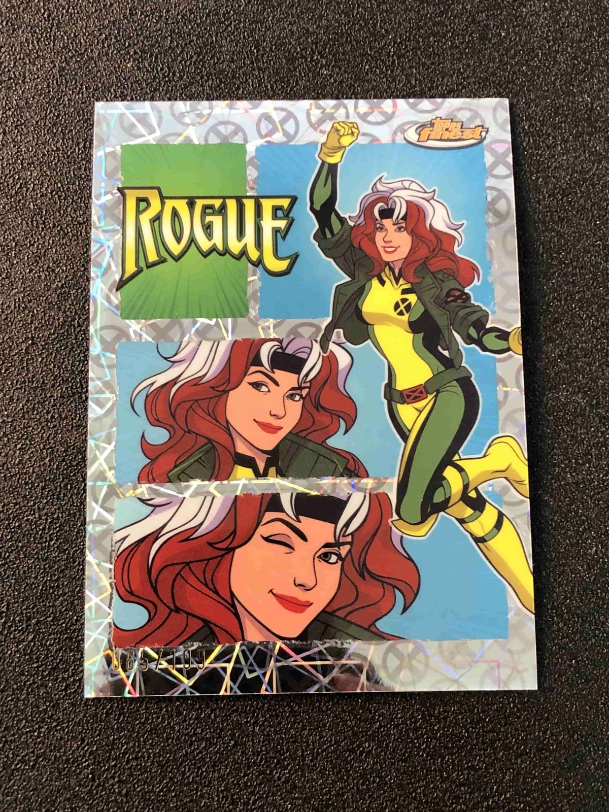 2025 Topps Finest Marvel X-Men '97 Remember It RI-5 Rogue Laser /199