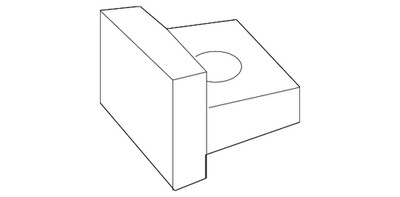 Genuine Nissan Lift-Gate Object Sensor Clip 97060-3FY0B
