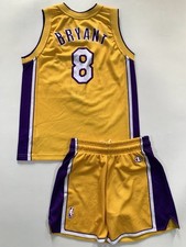 Rare Vintage Champion NBA Lakers Kobe Bryant 11/12 Years Old Large Kit