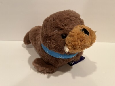 Walrus W/ Scarf Plush Toy Kellytoy NWT New With Tag