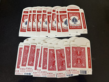 20 Bicycle Playing Card Boxes - Rider 808 RED...