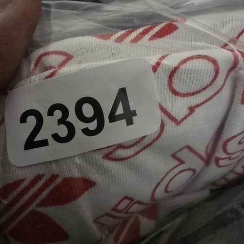 Adidas Shirt Youth Large Red/White All Over Print Streetwear Sportswear Casual - Picture 7 of 7