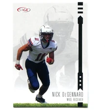 2025 Sage Low Series Football Nick DeGennaro #40 Black Richmond Spiders