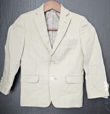 100 Linen Coat jacket Blazer Boy Lauren Ralph Lauren Boy's Tan Size 7