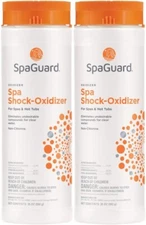 SpaGuard Spa Shock-Oxidizer (35 oz) 2-Pack Oxidizer for Spas & Hot Tubs