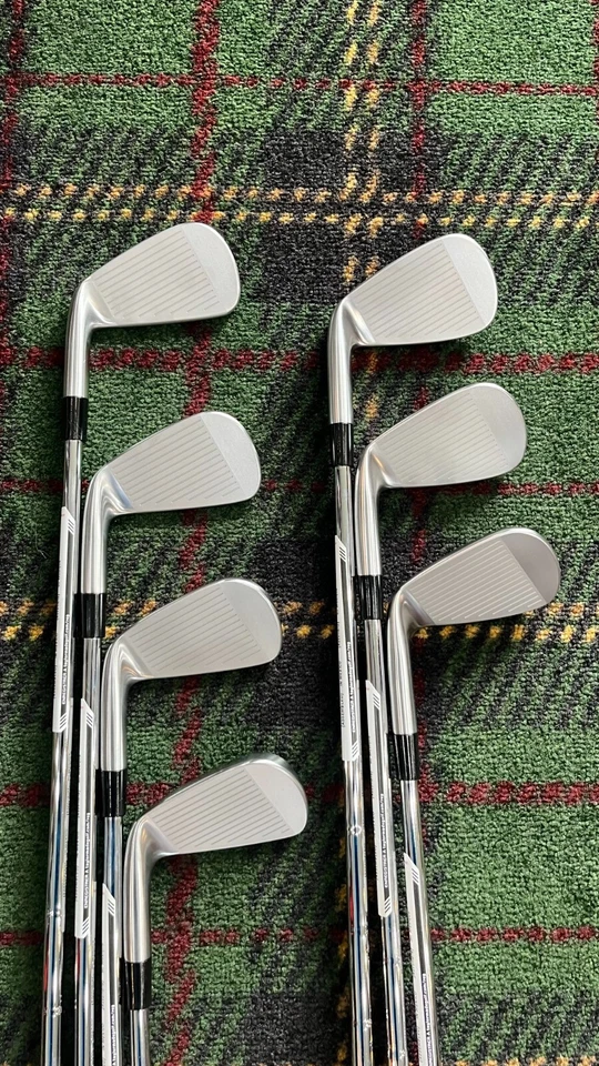 2024 TaylorMade P7CB Irons 4-PW 2° Upright +1" long DG X100 Extra Stiff MINT! - Image 2 of 4