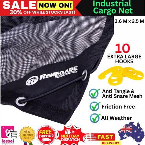 Renegade Industrial Mesh Cargo Net 3.6m x 2.5m …