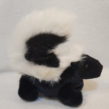 Folkmanis Skunk Plush Finger Puppet 6 Mini Puppet Forest Animal Pretend Play