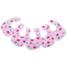 Baby Bibs Apron Button Apron Soft Baby Bibs Washable Waterproof Printed Set Of 5
