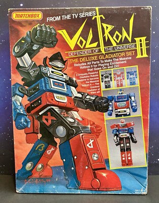 RARE VINTAGE 1984 Voltron II Defender of the Universe The Deluxe Gladiator Set