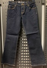 NWT CRAZY 8 Girls Size 8 Reg Denim BOOTCUT Jeans Pants Adjustable Waist C81020