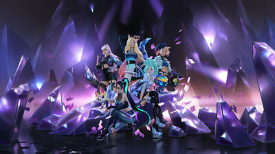 League of Legends kda riot games ahri evelynn seraphine playmat gaming mat