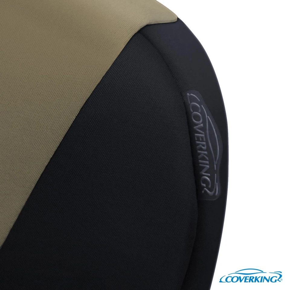 2013 Jeep Wrangler JK подлинный неопреновый желтовато-коричневый чехлы на сиденья от Coverking - Изображение 4 из 4